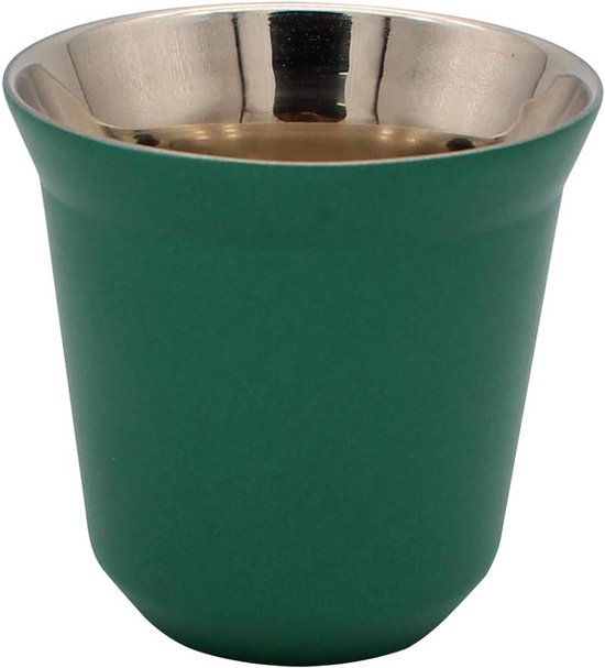 Koffiekopje Roestvrij Staal - Espresso Mok Thermisch - Warme Drank Genieten - Dubbelwandig Geïsoleerd - 85 ml - Fuchsia — afbeelding 2