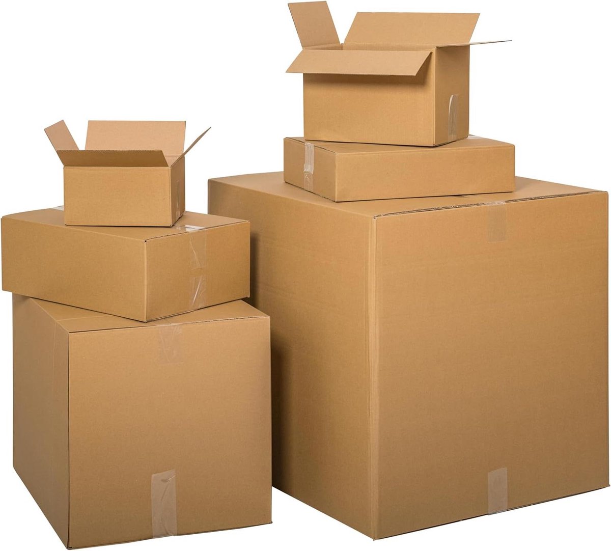 Vouwdozen - Verzenddozen Karton - Verhuizen Opslag - Standaard Vouwdoos - 500x400x300mm - Bruin