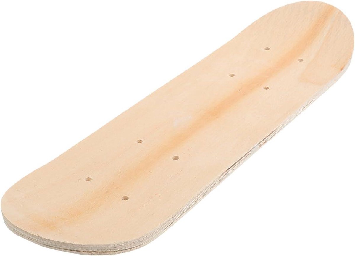 Leeg Skateboard Deck DIY Skateboard Houten Deck Zelf Maken Dubbelzijdig Overschilderbaar 43×12.5 cm