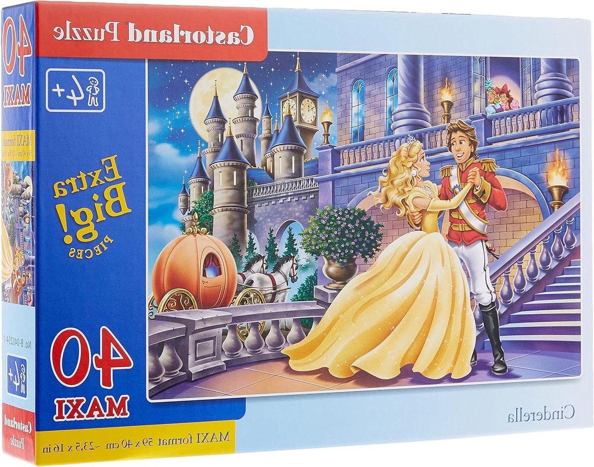 Maxi Legpuzzel - Kinderpuzzel Puzzelstukjes - Ontspannen Tijdverdrijf - Uitstekende Afdrukkwaliteit - 590 x 400 mm - Kleurrijk