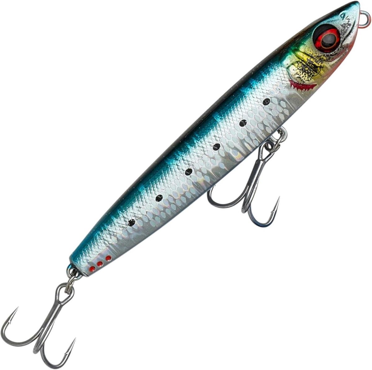 Zeejig Kunstaas - Zinkend Lokaas - Vissen op Zee - Extra Snel Zinkend - 115 cm 63 g - Sardine