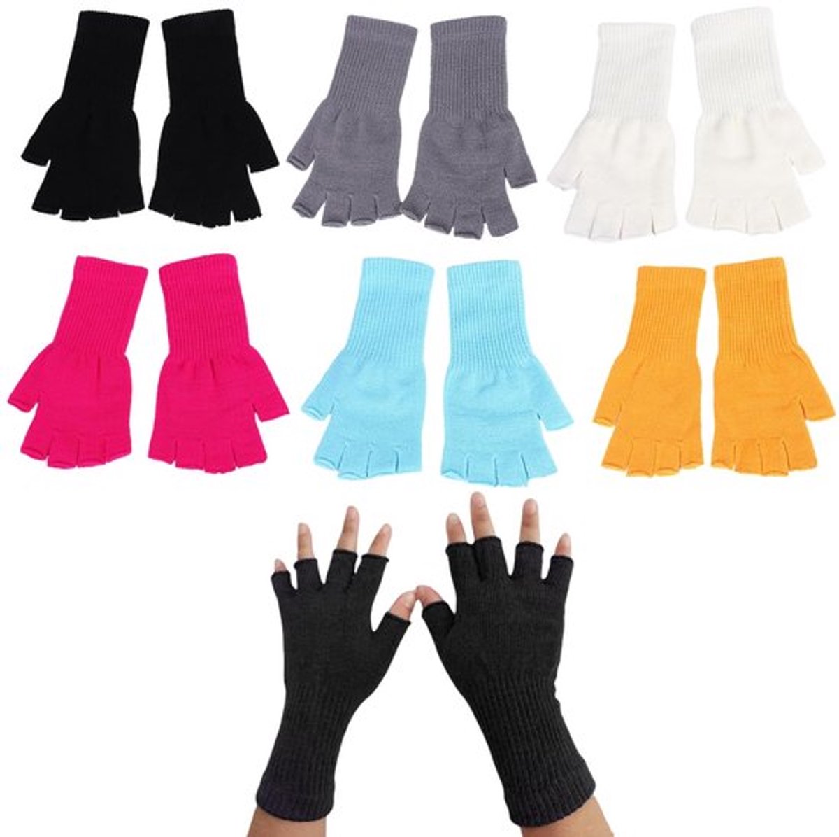 Dailygoods - Vingerloze handschoenen - Warme kinderhandschoenen