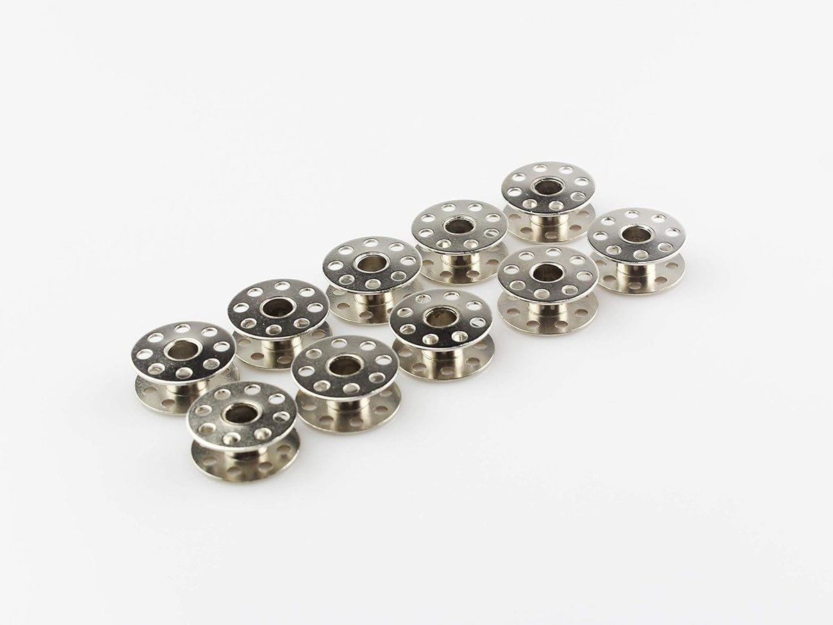 Set van 10 industriële blikjes voor naaimachines Singer, Juki, Brother 270010