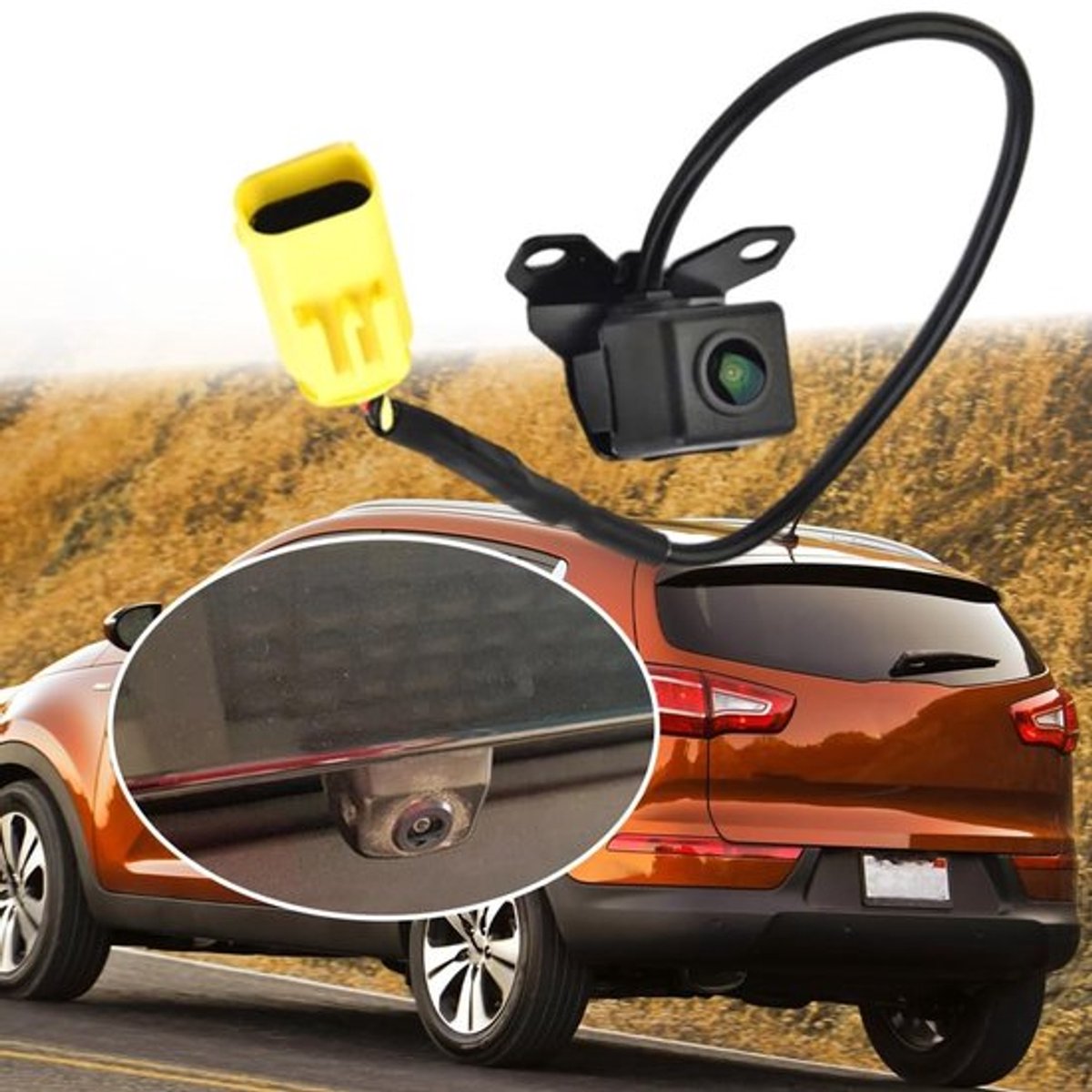 Store_8 - Achteruitrijcamera - Groothoekzicht - Zwart - Geschikt voor