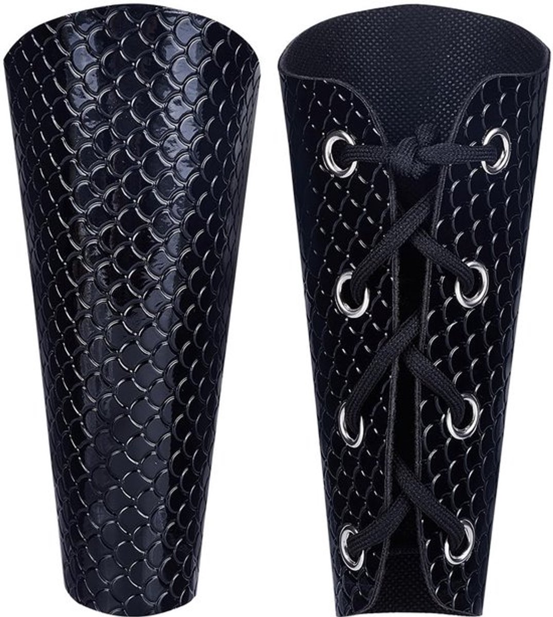 Golden crown - Lederen Handschoenen - Middeleeuwse Arm Guards - Retro