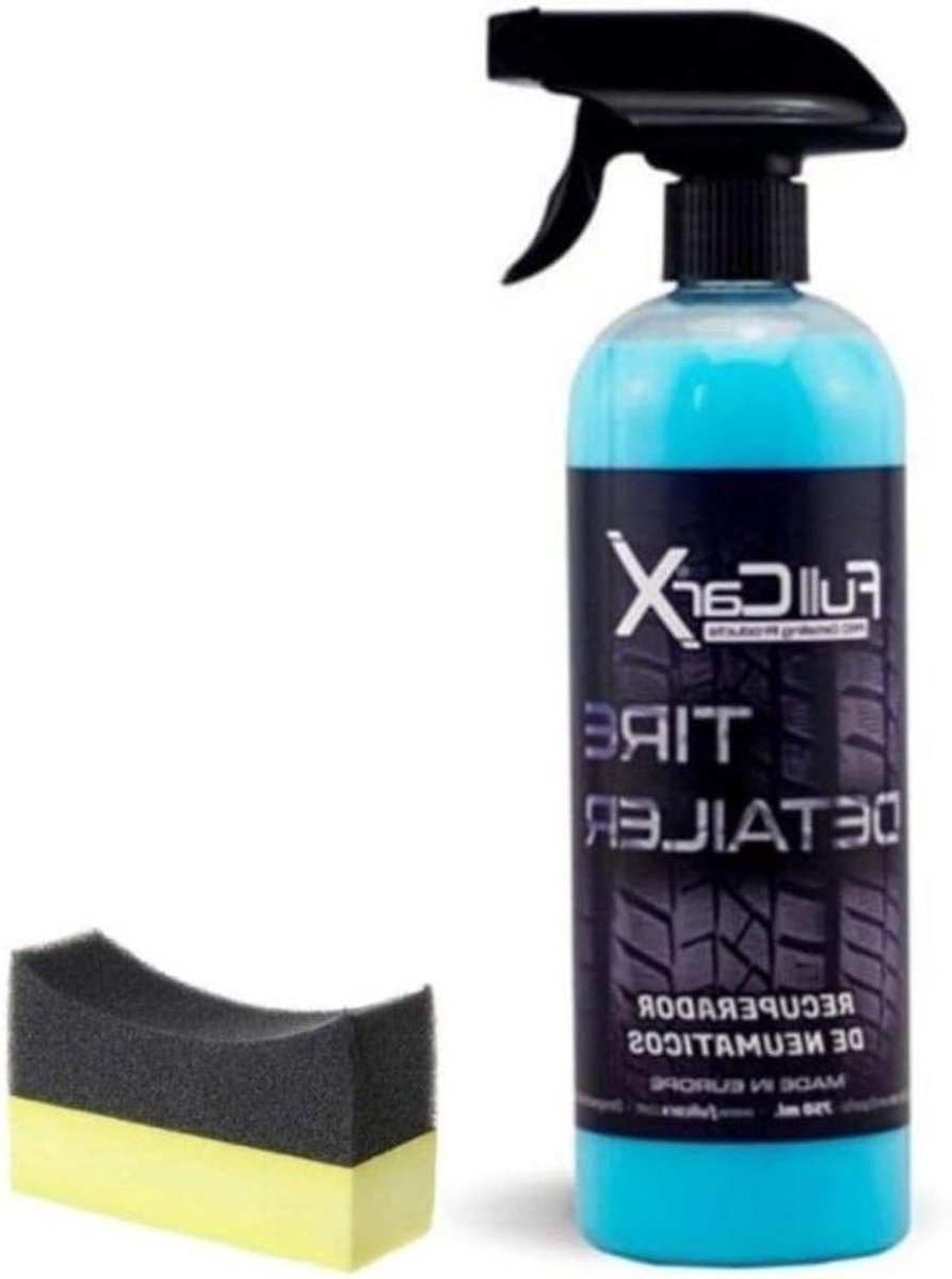 Banden Detailer - Bandenhersteller Bandenreiniger - Auto Banden Verzorgen - Diepzwarte Kleur Bescherming - 750 ml - Zwart