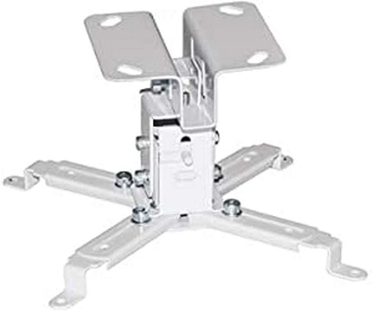 Projector Plafondbeugel - Projector Ophanging - Thuisbioscoop Inrichten - Universele Pasvorm - 15 cm - Wit