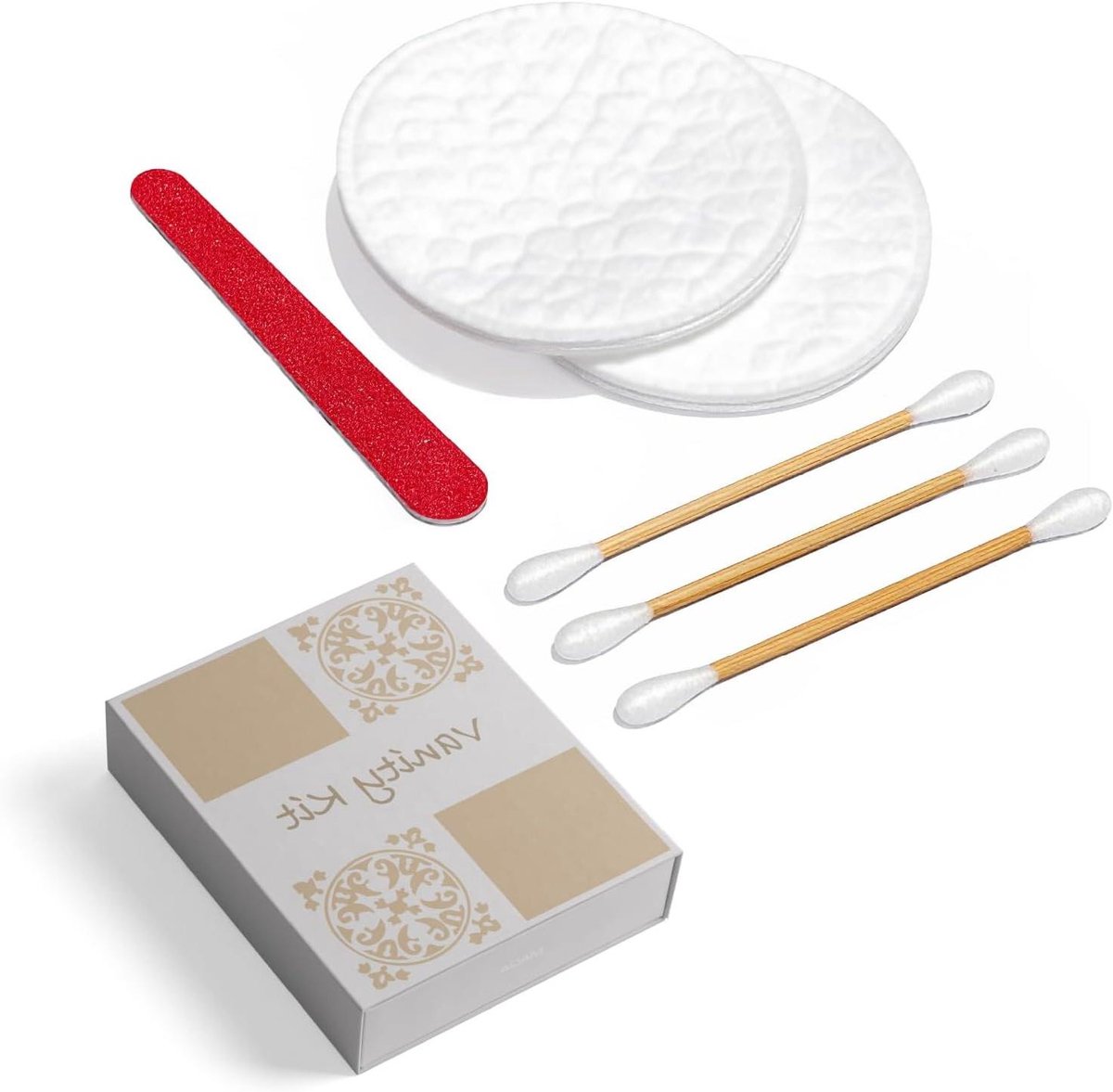 Vanity Set - Toilettas Set - Persoonlijke Verzorging - 10 Delige Kit - 7.5 cm - Wit