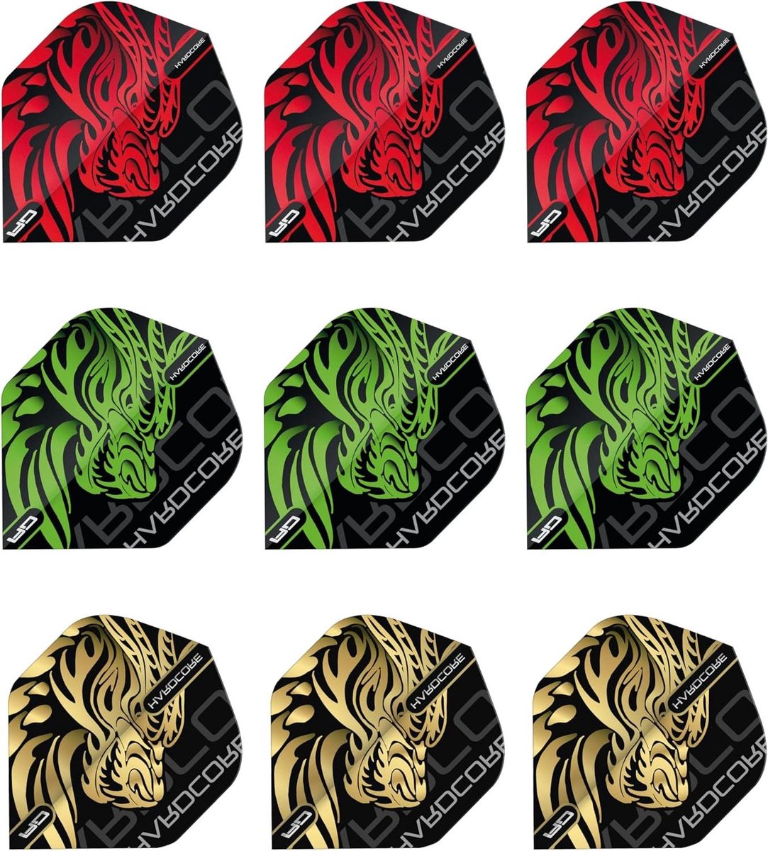 Dart Flights - Vliegjes Set - Darts Spelen - Extra Dikke Kwaliteit - 3 Sets - Multi
