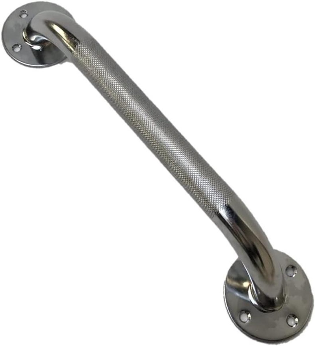 Douche Handgreep - Wandbeugel Badkamer - Veiligheid Thuis - Verchroomd Staal - 30 cm - Zilver