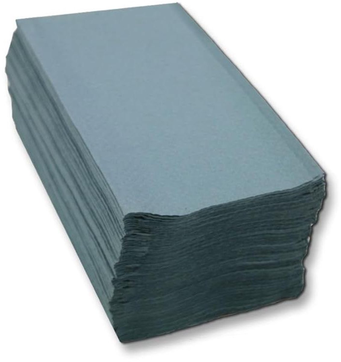 Papieren Handdoeken - Vouwdoeken - Hygiënisch Drogen - Gerecycled Cellulose - 20 x 21 cm - Blauw