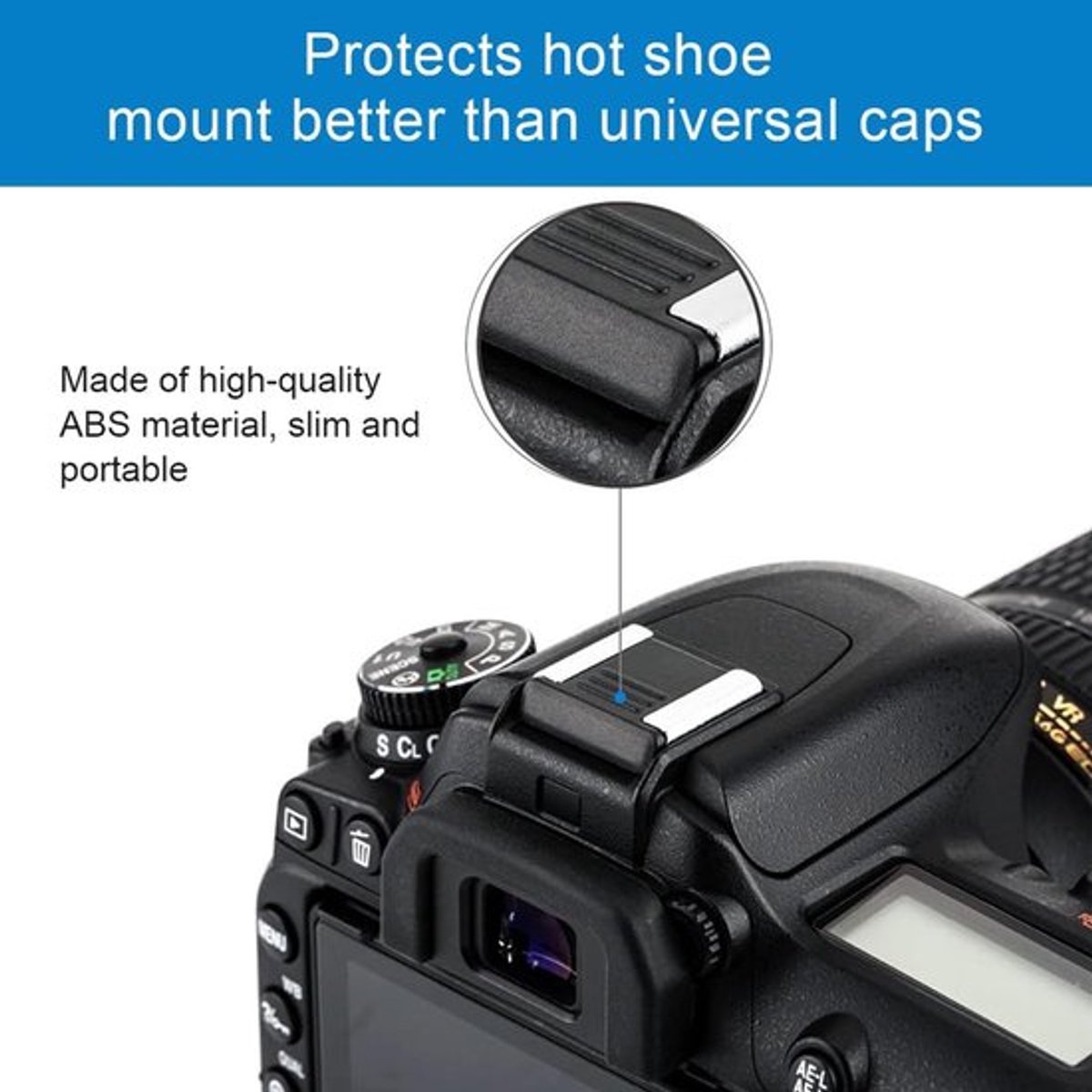 Allecto - Flitsschoenafdekking - Hot Shoe Cover - Bescherming tegen