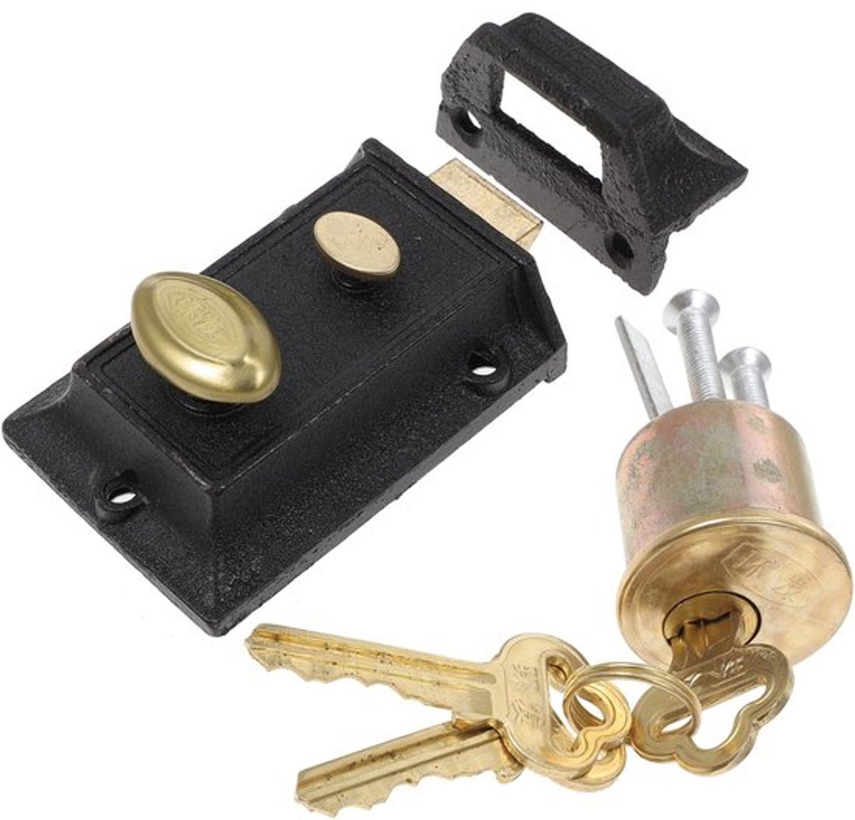 Vt products - Houten Deurslot - Vintage Grendel - Stabiele