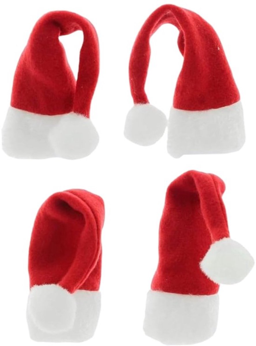 Onf3 - Betoverende mini-kerstmutsen - Decoratieve flesmutsen - Ideaal