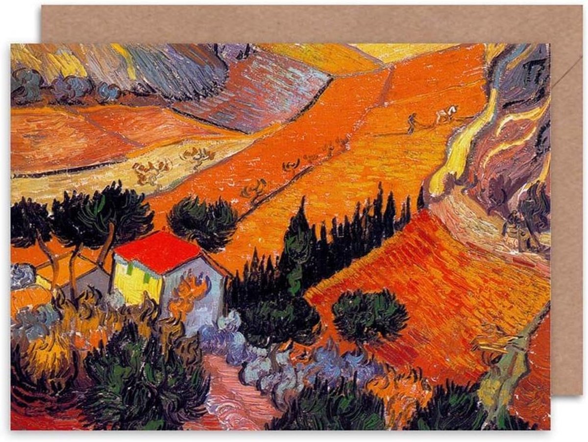 Wenskaart Vincent van Gogh - Kaart met kunstwerk - Persoonlijke boodschap - Gedrukt op 280 g/m² papier