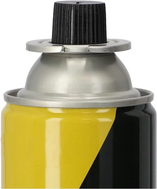 Butaan Gas Cartridge - Gasflesje Camping - Branders Vullen - Universele Aansluiting - 227 g - Zilver — afbeelding 5