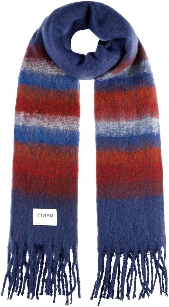 Gebreide Sjaal - Winter Sjaal - Warm Blijven - Met Franjes - 190 x 45 cm - Gestreept