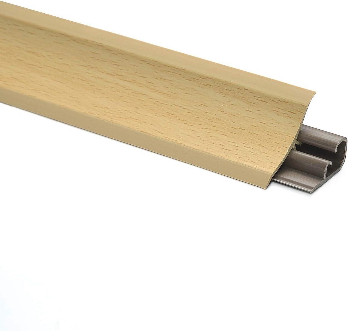 Keukenafwerking Profiel - Werkbladstrip Afdeklijst - Keuken Renoveren - Flexibele Randen - 25 m - Beuken