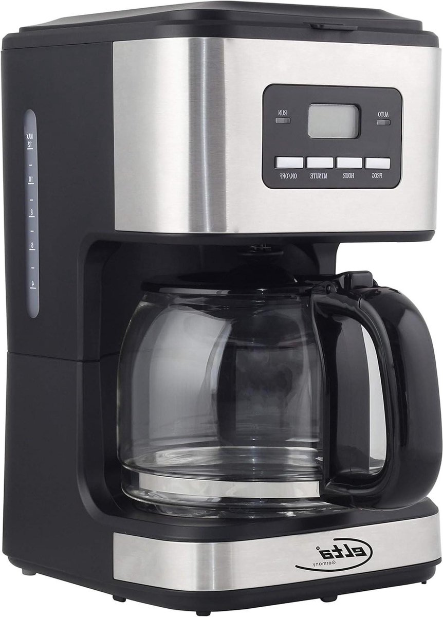 Koffiezetapparaat - Filterkoffiezetter - Verse Koffie Maken - Met Timerfunctie - 15 Liter - Zilver