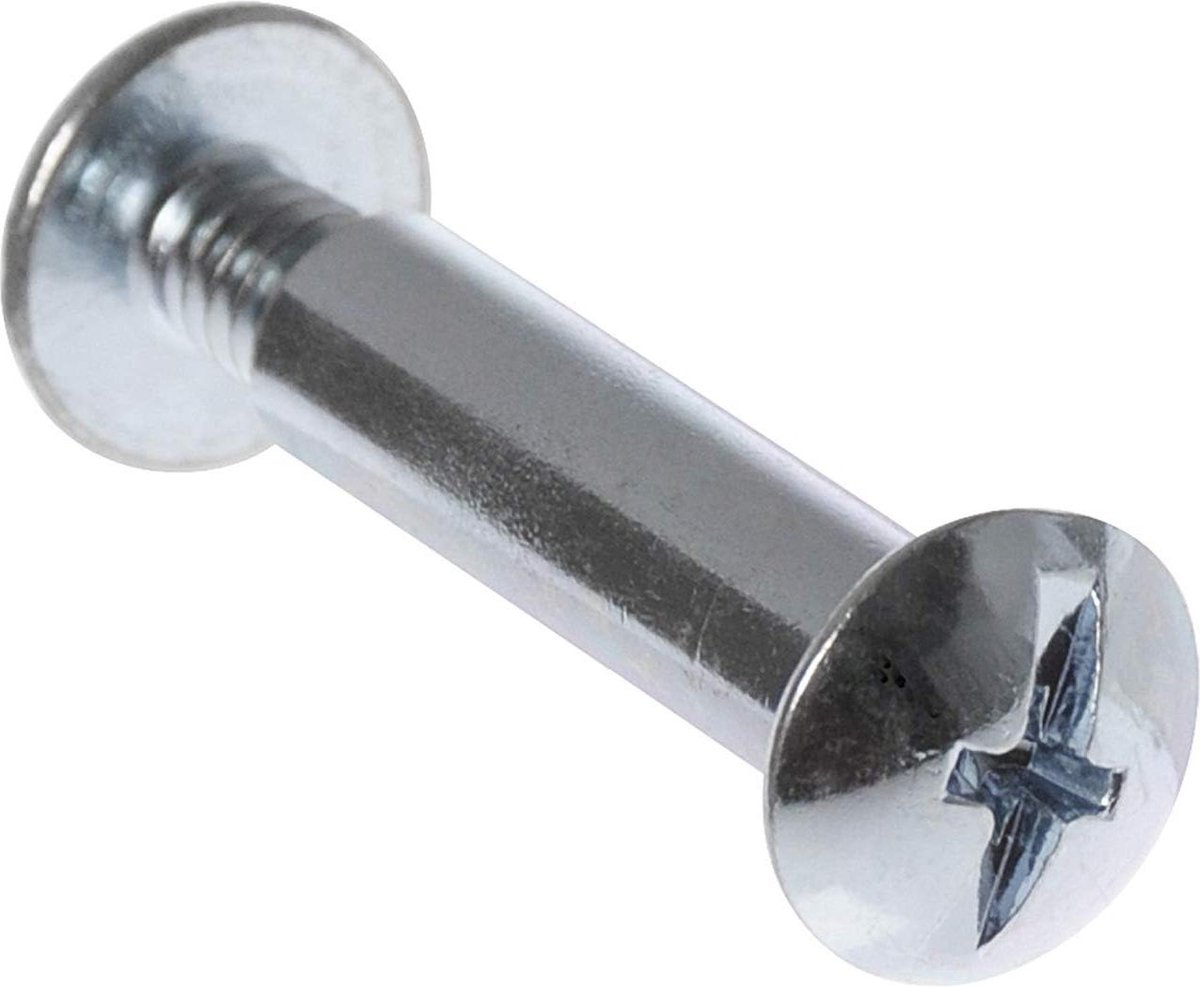 Poolklemmen Stalen - Chicago schroeven - Producten Binden - Met Stalen Schroef - M10 x 24 - Glans