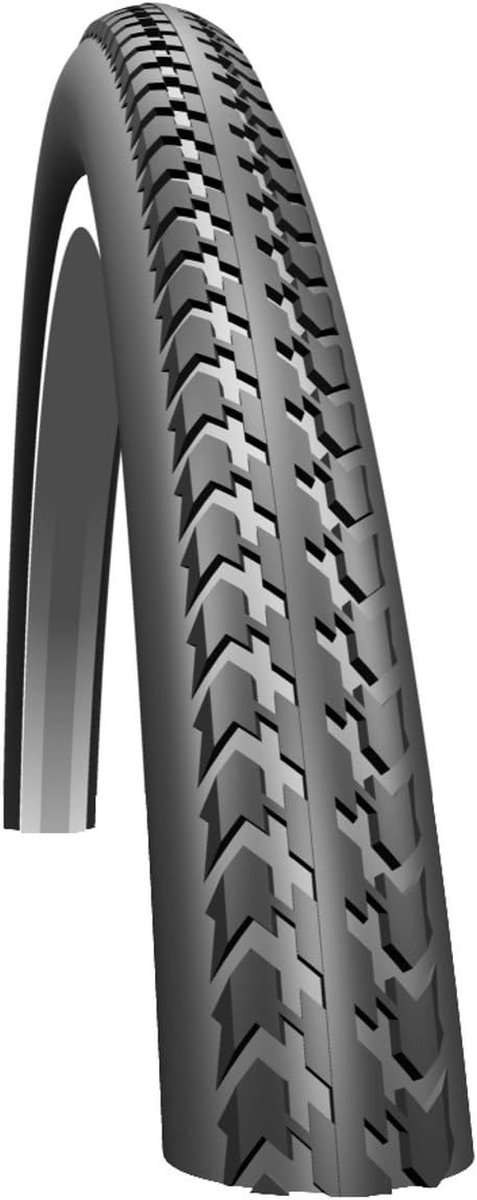 Fietsbanden - Banden - Fietsen - Extra lekbescherming - 24x1-3/8 Inch - Grijs