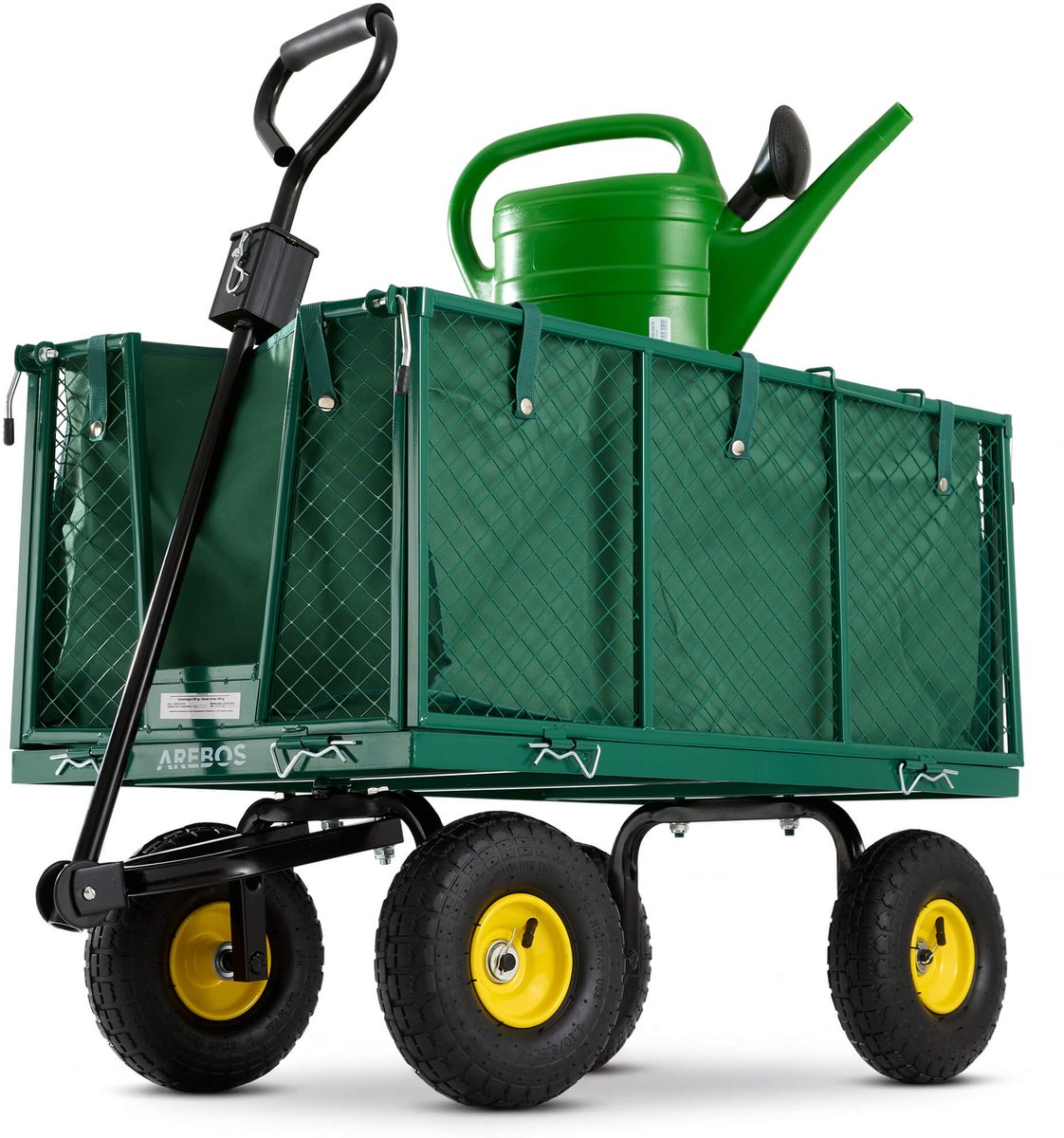 AREBOS Tuinwagen 550kg - Bolderkar - Tuinkar - Bolderwagen - Bolderkar Opvouwbaar