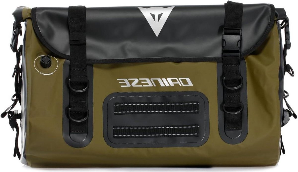 Waterdichte Reistas - Duffel Bag Motor - Motorrijden - Afneembaar Buitenvak - 45 L - Groen