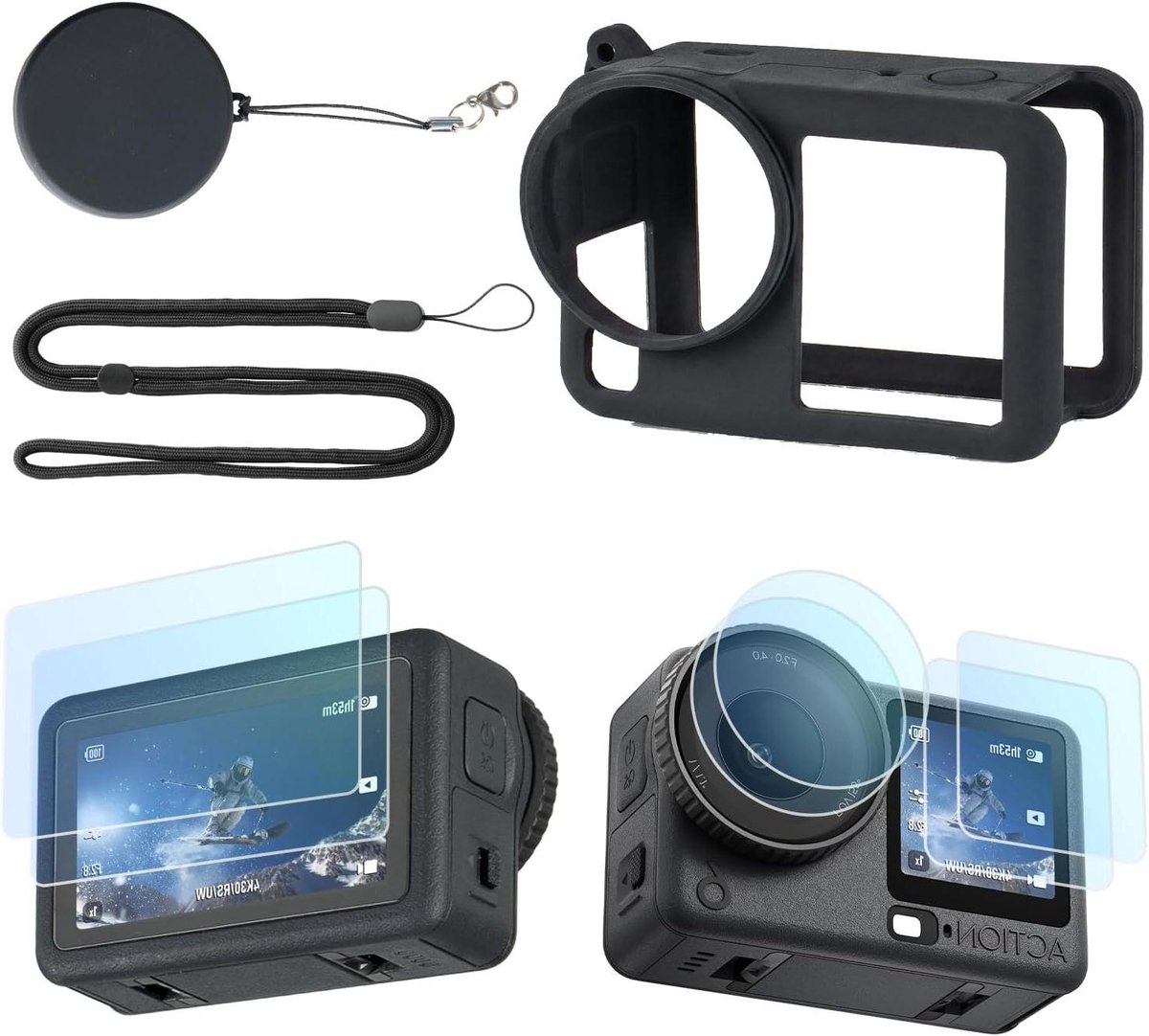 Beschermhoes Camera - Accessoireset Camera - Camera Beschermen - Specifiek Ontworpen - 1422 x 94 x 356 cm - Zwart