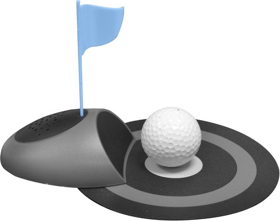 Golf Putting Mat - Putting Trainer - Golf Oefenen - Gebogen Oprijplaat - Eén Maat - Zwart van GOLF — afbeelding 4