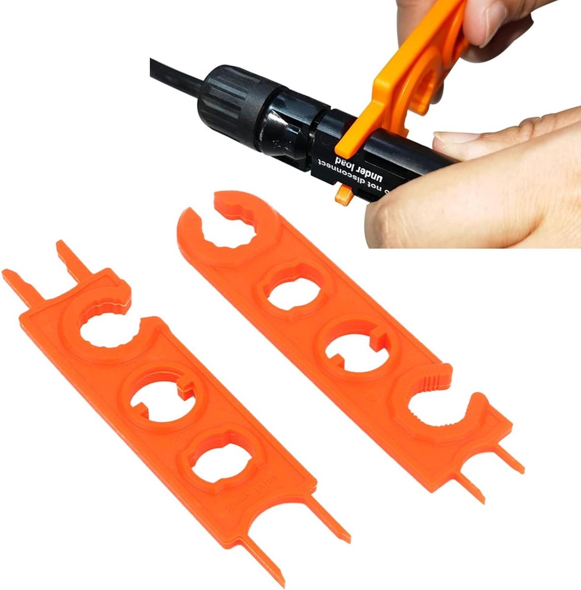 Zonne Schroevendraaier - MC4 Gereedschap - Zonnepaneel Installatie - Snel Vastdraaiend - 2 Stuks - Oranje
