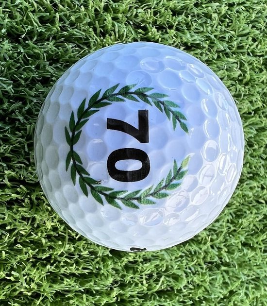 Golfballen Set - Golf Cadeau - Verjaardag Vieren - Happy Birthday Motief - 3 Stuks - Wit — afbeelding 5