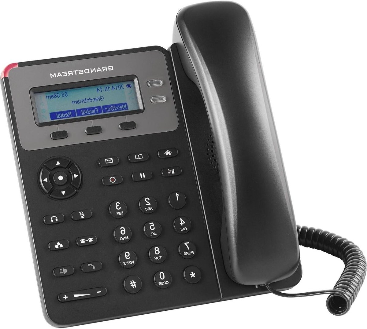 IP Telefoon - VoIP Telefoon - Zakelijk Communiceren - Met Speakerphone - 914 x 559 x 254 cm - Zwart Grijs