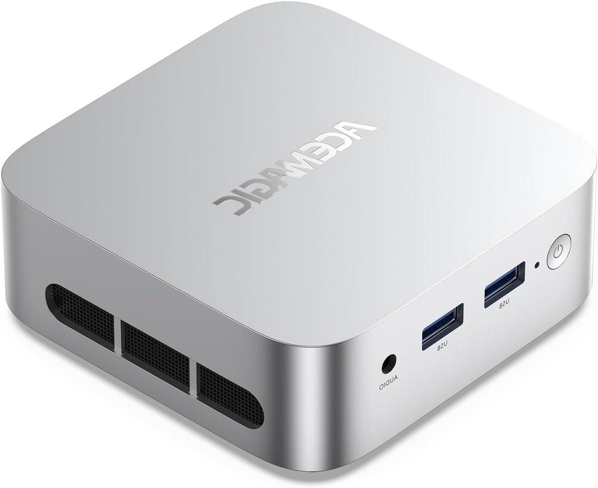Mini PC - Compacte Computer - Thuis Kantoor - Krachtige Intel N97 Processor - 10 x 10 x 3.3 cm