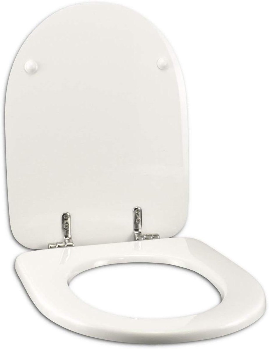 Toiletbril - WC-bril - Badkamer Vernieuwen - Soft-close sluiting - Originele Pot - Wit