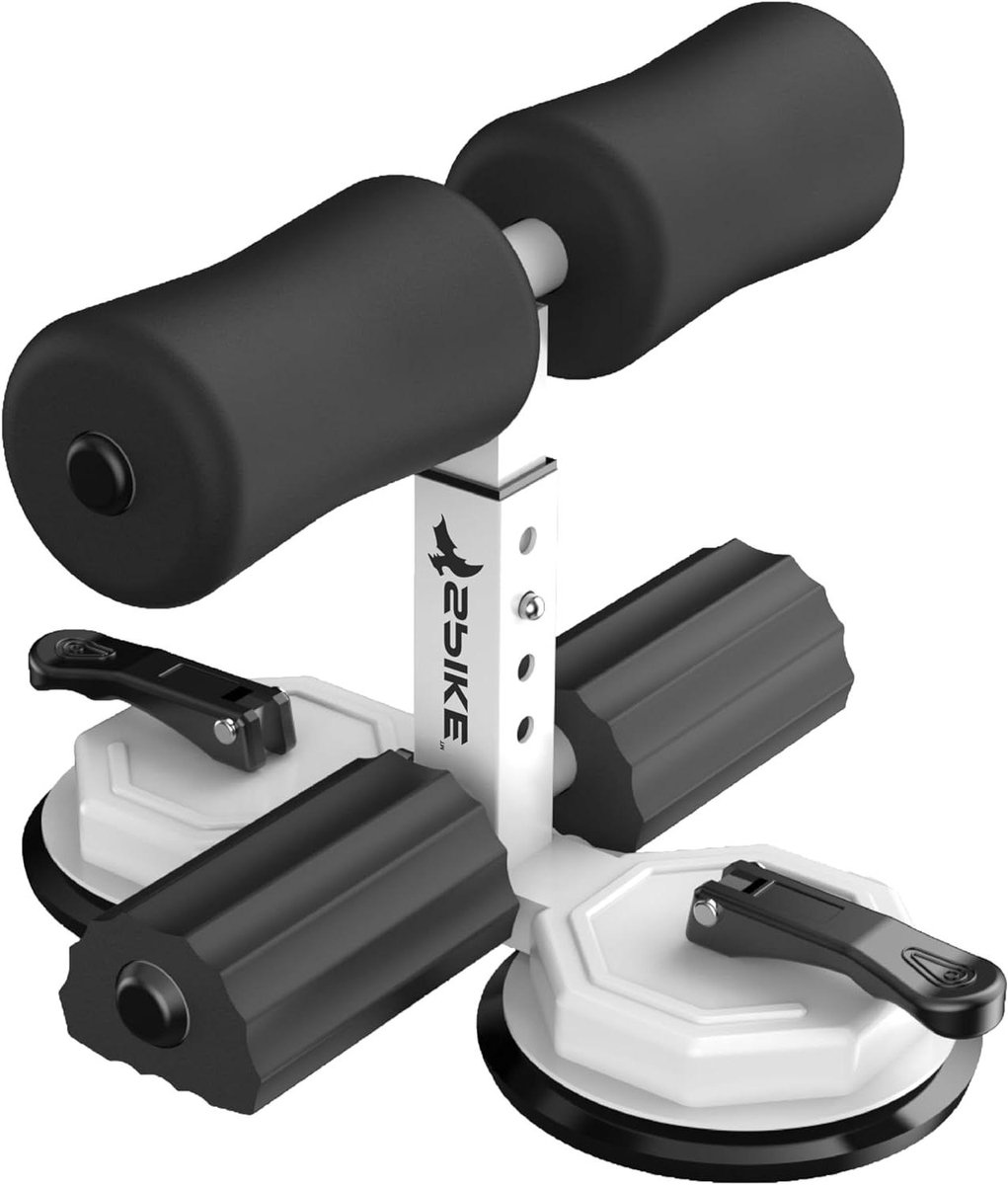 Buikspieroefening met zuignap - Zitstang fitness - Thuis trainen - Dubbele zuignap stabiliteit - 269 x 124 x 249 cm