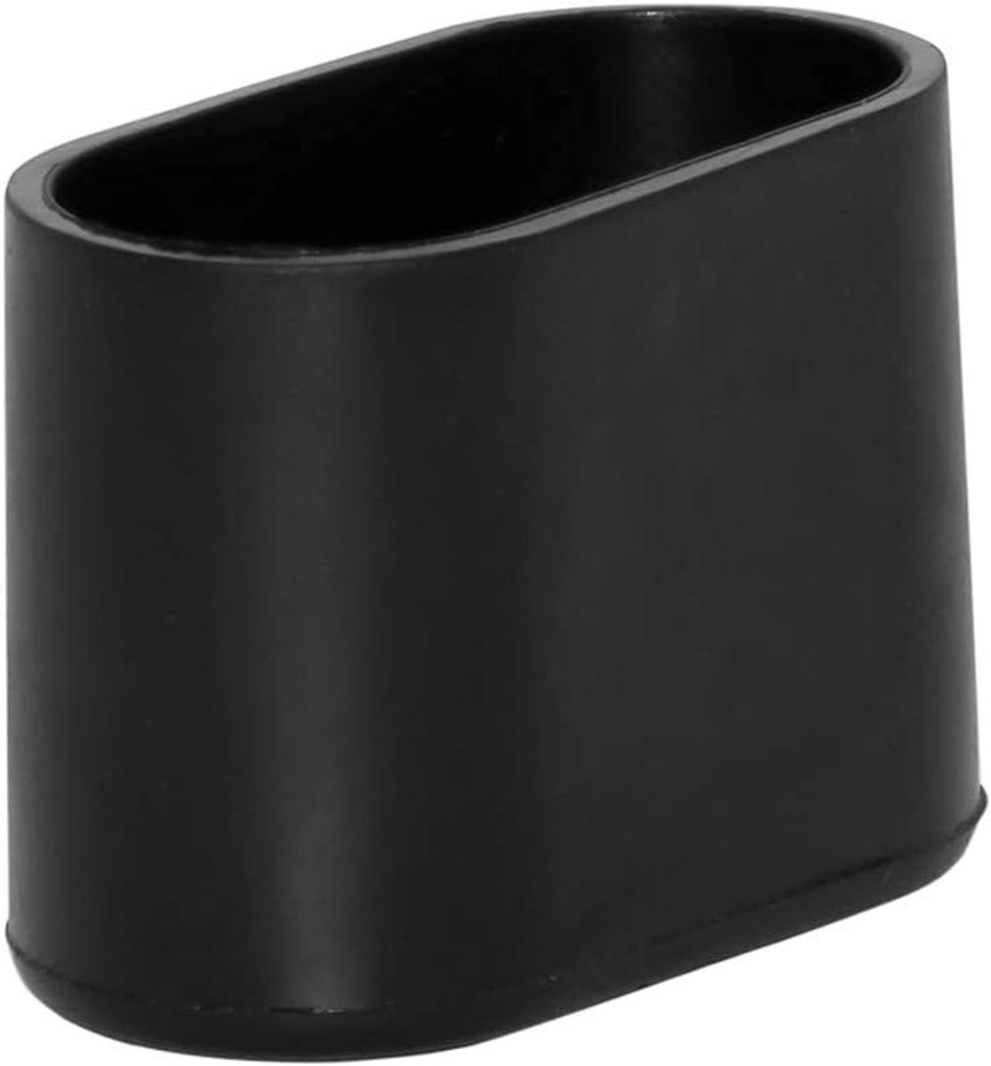 Stoel Potenhoezen - Meubelbeschermers Tafelhoezen - Vloer Beschermen - Zacht Flexibel PVC - 16 x 34 mm - Zwart
