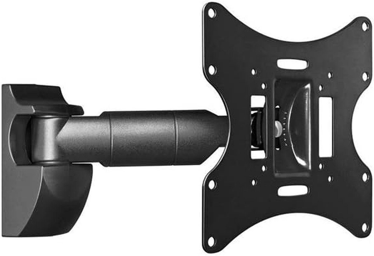 TV Muurbeugel - TV Ophanging - TV Ophangen - Telescopische Arm - Tot 107 cm - Zwart