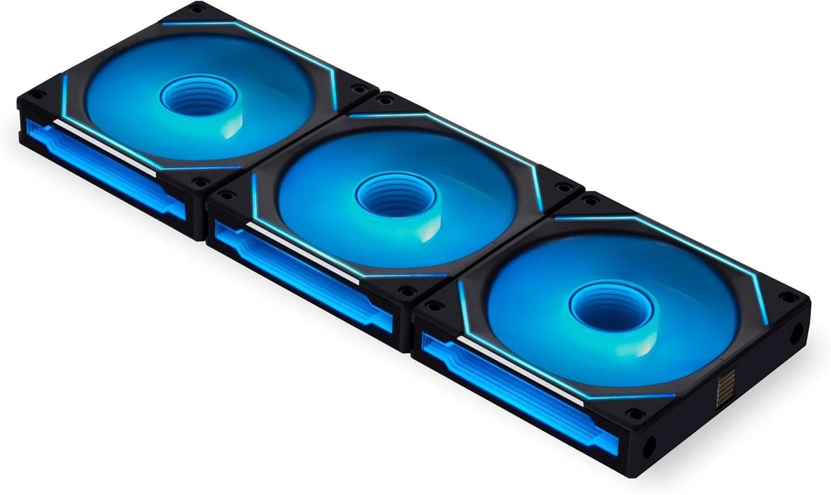 PC Ventilatoren - Computer Ventilator - Koeling Optimaliseren - Infinity Spiegel Effect - 120mm - Zwart