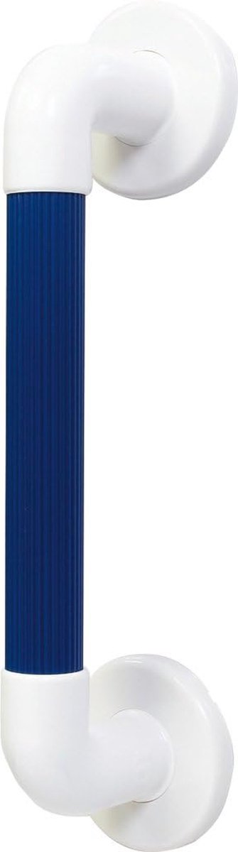 Handgreep Geribbeld Kunststof - Veiligheidshandvat Badkamer - Meer Veiligheid - Geribbeld Oppervlak - 300 mm - Blauw