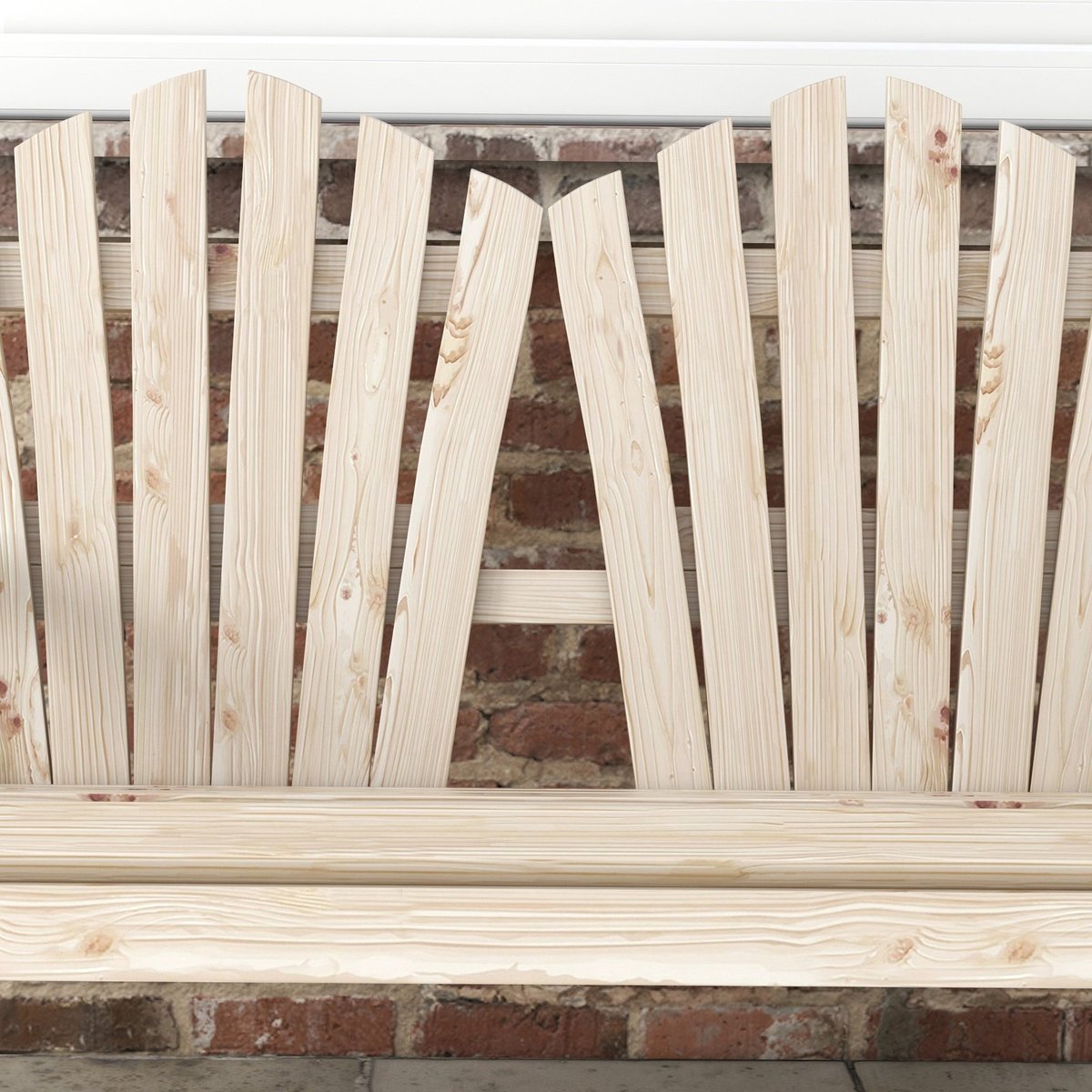 YYchan tuinbank voor buiten - 2 personen - bruin - 108 x 66 x 95 cm
