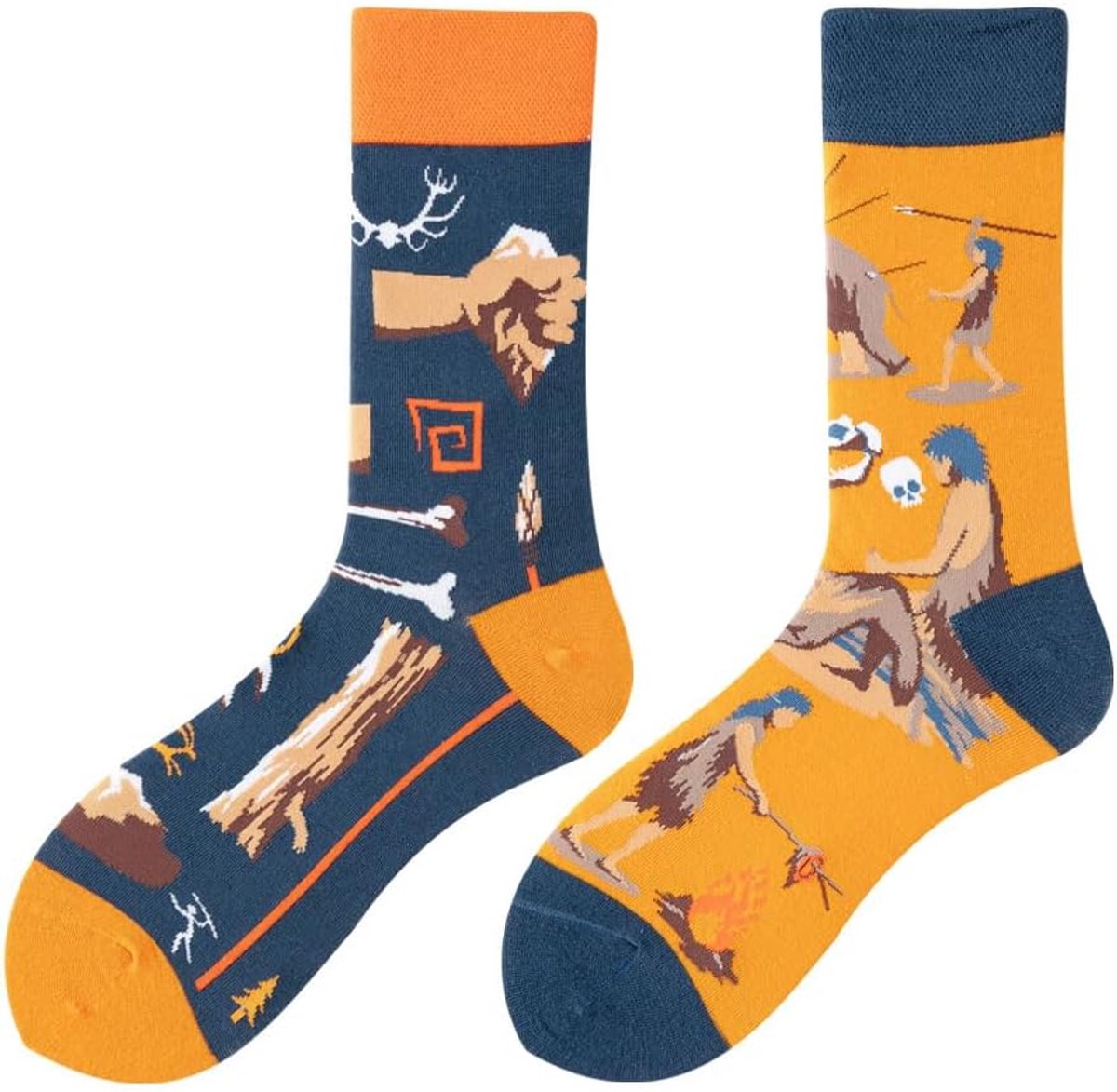 Sokken Voor Dames En Heren Unisex Veel Motieven Dieren Eten Fruit Sport Kunst Van Katoen Cadeau Asymmetrische Patronen Links En Rechts