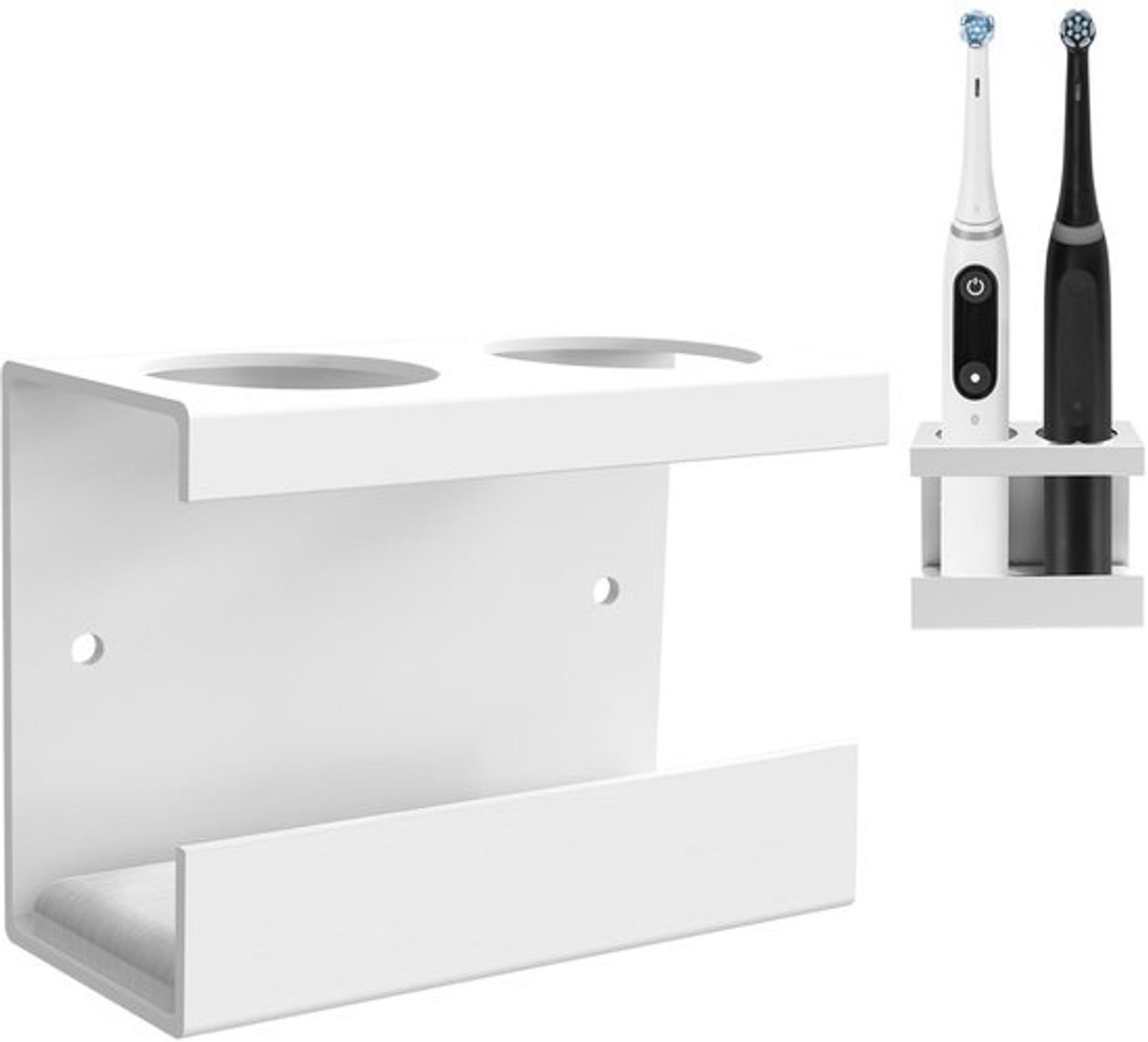 Vt products - Wandmontage Tandenborstelhouder - Aluminium