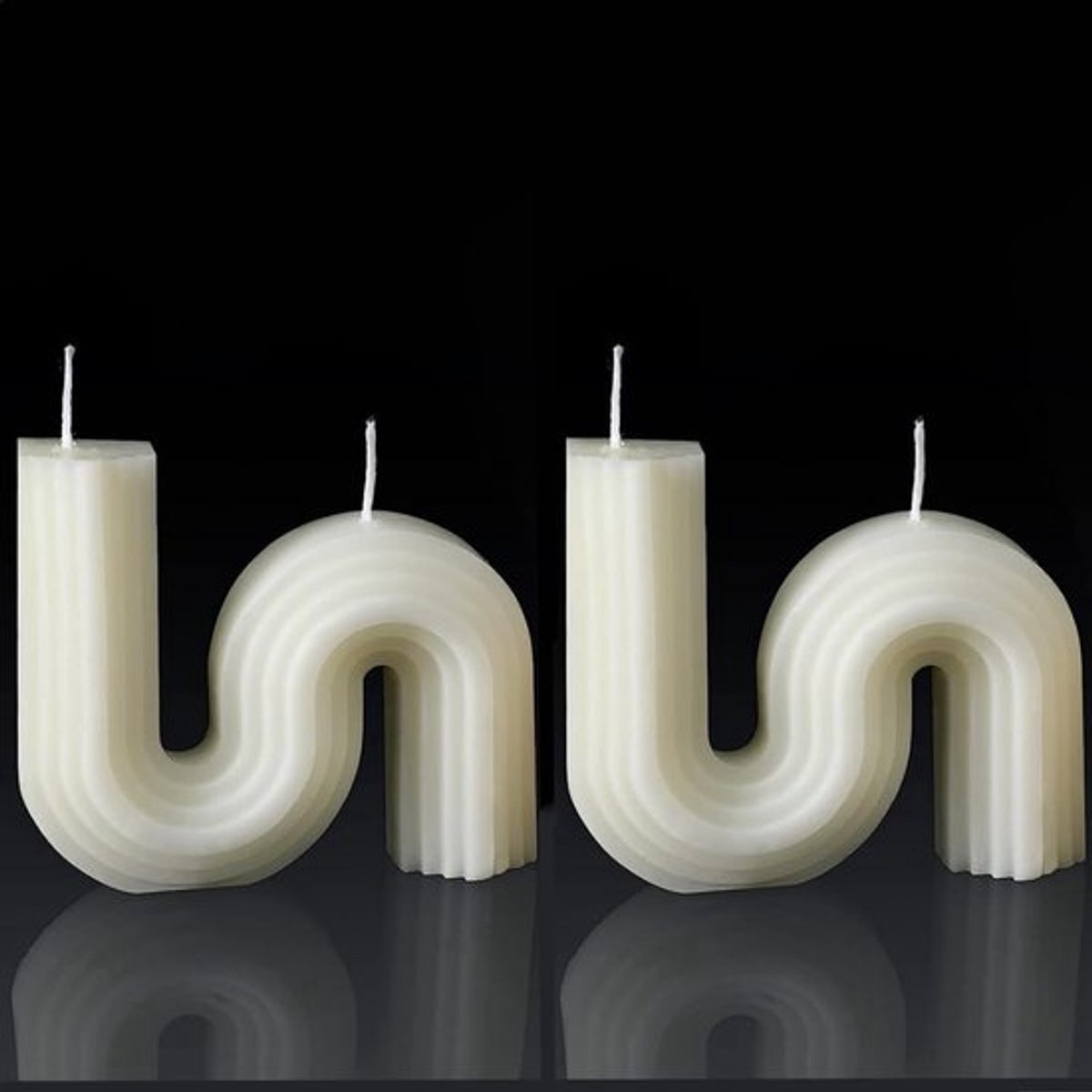 Store_9 - Esthetische Kaarsen - Minimalistische Decoratie - S Vorm