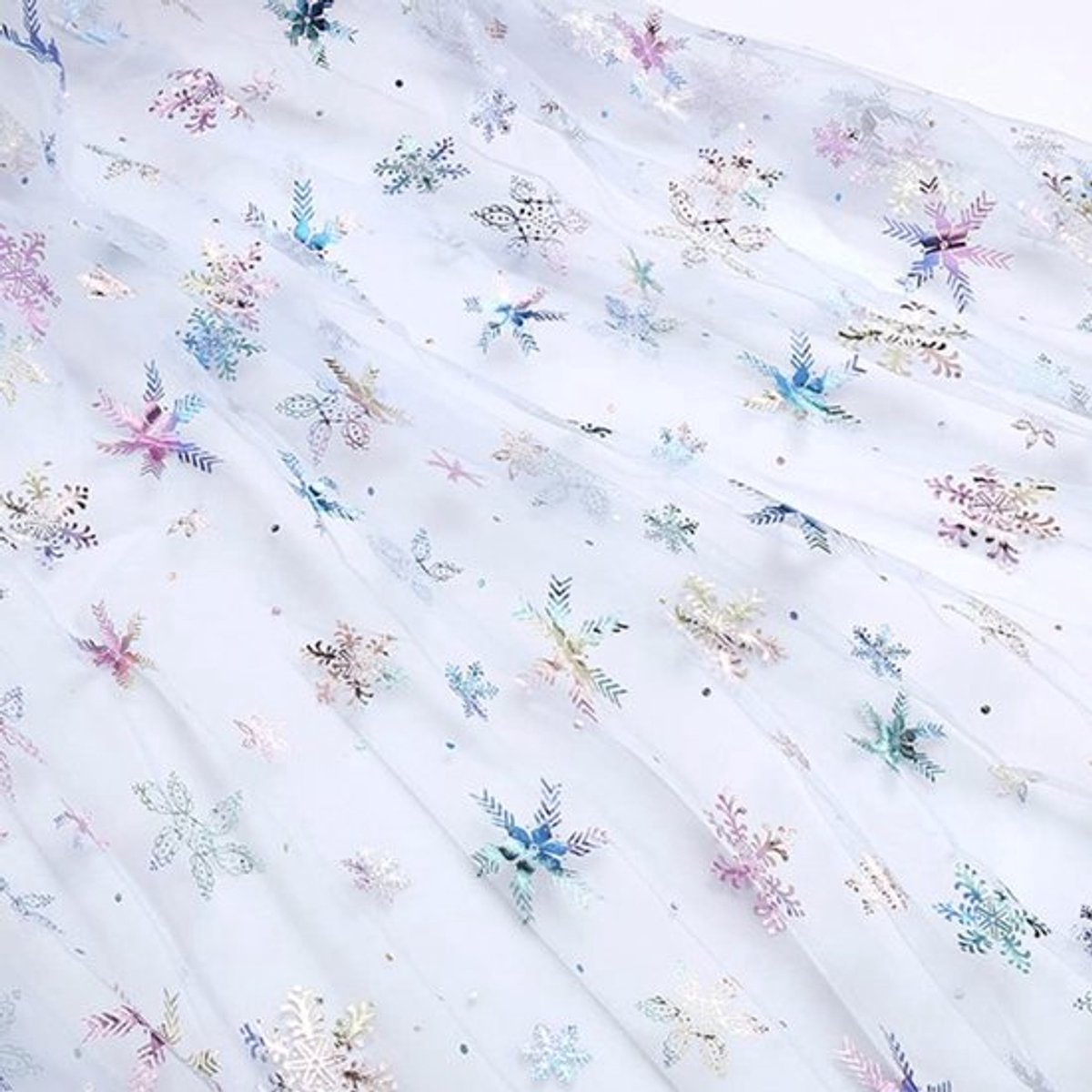 Dailygoods - Kleurrijke tule stof - Voor bruiloftsdecoratie - 100 cm