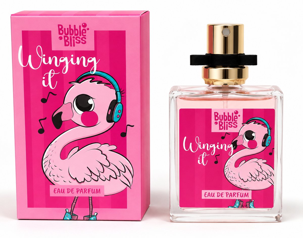 Bubble Bliss - Fantastic Flamingo - Winging It - Eau de Parfum - Voor Kinderen 15ml