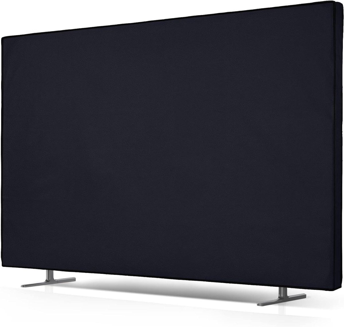 TV Beschermhoes - Televisiehoes Stof - Binnen Gebruik - Toegang Achterkant - 75 inch - Donkerblauw