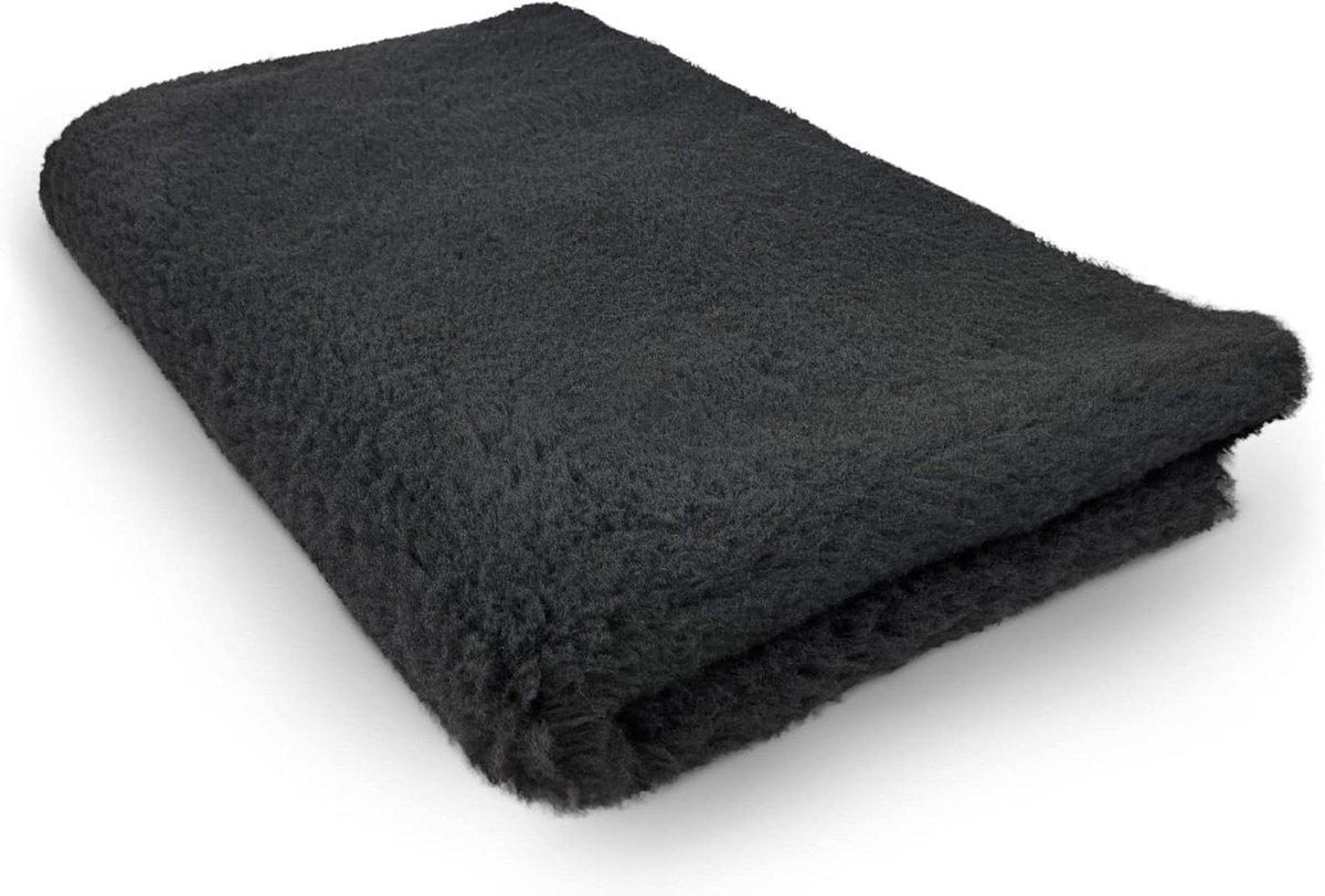Hondenmat - Vetbedden - Comfortabel slapen - Vocht absorberend - 75 x 50 cm - Zwart