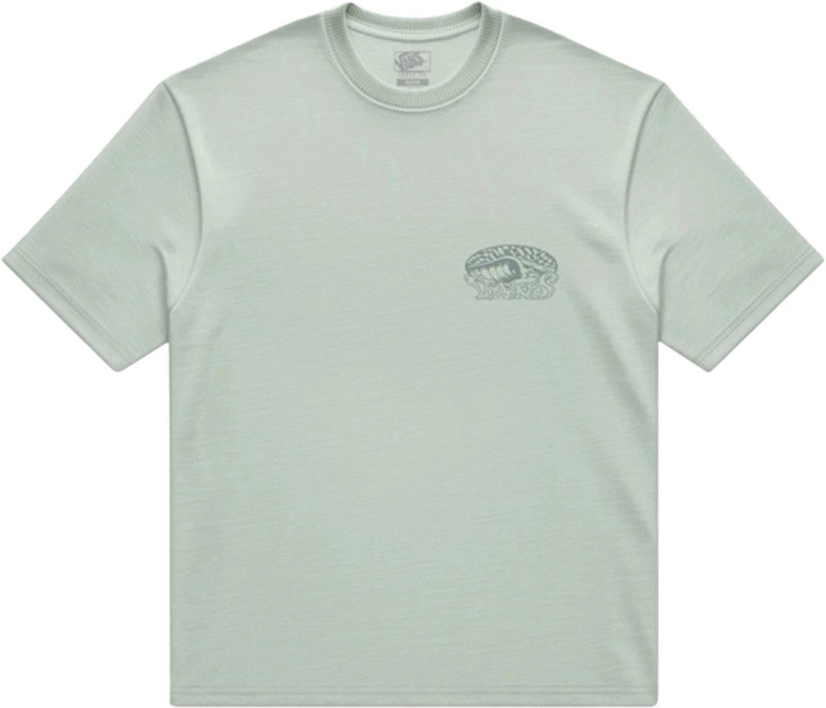 Vans check overhead t-shirt in de kleur groen.