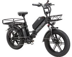 SINOHON Delivery Pro Max Elektrische Fiets – Dubbele Accu, Krachtige Motor, 48V 18Ah 120km Bereik – Voor Bezorgers & Stadsritten