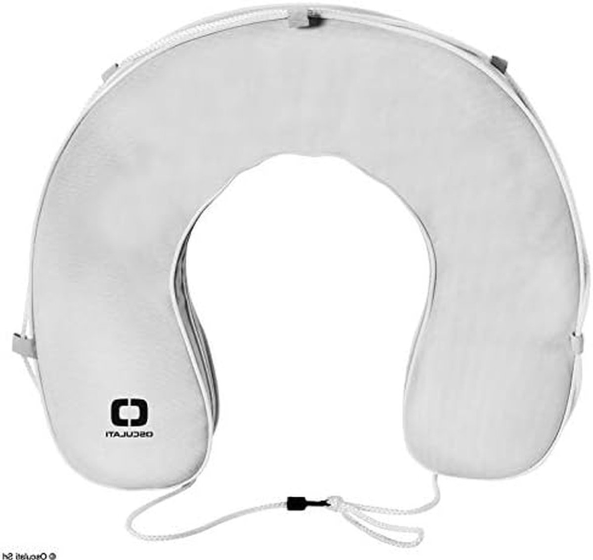 Hoefijzer Zwemring - Reddingsboei Watersport - Veiligheid op Water - Afneembare Overtrek - 55 x 50 x 8 cm - Wit